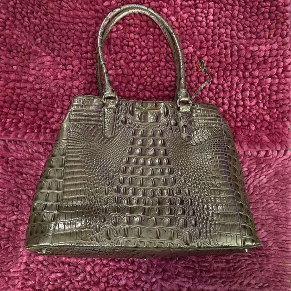 BRAHMIN  Joan Women’s Large 15X6.5X11‎ Golden Tan - Picture 6 of 10